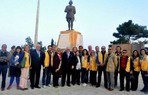  Dünya Lions Kulüpleri Başkanı Barry Palmer Çanakkalede 