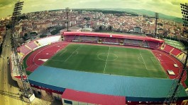 Çanakkale 18 Mart Stadyumu'nun Havadan Çekilen Fotoğrafı