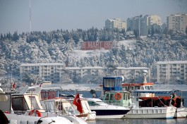 18 Mart Tepesi Karlar Altında