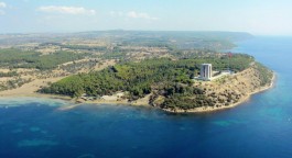 Çanakkale Şehitler Abidesi'nin Havadan Görünümü