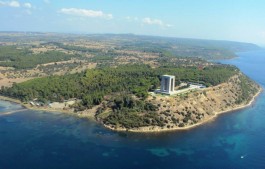 Çanakkale Şehitler Abidesi'nin Havadan Görünümü