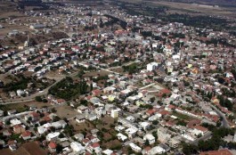 Bayramiç İlçe Merkezinin Havadan Görünümü