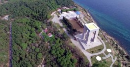 Çanakkale Şehitler Abidesi'nin Havadan Görünümü