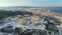 Çanakkale Onsekiz Mart Üniversitesi Karlar Altında