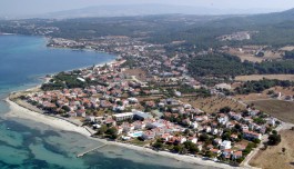 Çanakkale'nin Şirin Tatil Bölgesi Güzelyalı'nin Havadan Görünümü