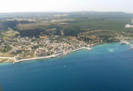 Kilitbahir ve Kilitbahir Kalesi'nin Havadan Çekilen Fotoğrafı