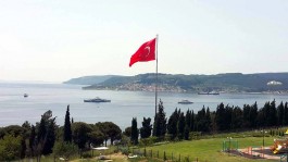 Çanakkale Özgürlük Parkı'ndan Kilitbahir'in Görünümü