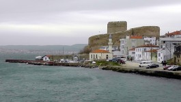 Kilitbahir ve Kilitbahir Kalesi'nin Denizden Görünümü