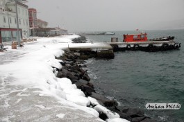 Kış Mevsiminde Çanakkale Kordon Boyu ve Gümrük İskelesi