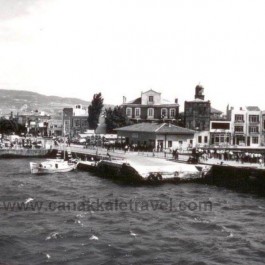 1960'lı Yılların Sonunda Çanakkale Vapur İskelesi 