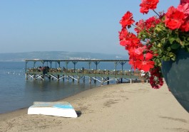 Mavi Bayraklı Çanakkale Yeni Kordondaki Barış Plajı