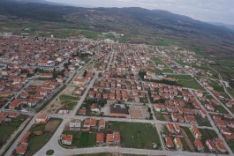 Çanakkale'nin Yenice İlçesinin Havadan Görünümü (Fotoğraf: Arslan Hamza Algül)