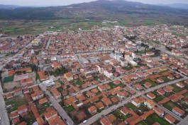 Çanakkale'nin Yenice İlçesinin Havadan Görünümü (Fotoğraf: Arslan Hamza Algül)