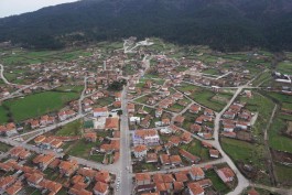 Çanakkale'nin Yenice İlçesinin Havadan Görünümü (Fotoğraf: Arslan Hamza Algül)