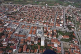 Çanakkale'nin Yenice İlçesinin Havadan Görünümü (Fotoğraf: Arslan Hamza Algül)