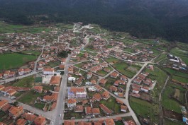 Çanakkale'nin Yenice İlçesinin Havadan Görünümü (Fotoğraf: Arslan Hamza Algül)