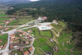 Çanakkale'nin Yenice İlçesinin Havadan Görünümü (Fotoğraf: Arslan Hamza Algül)