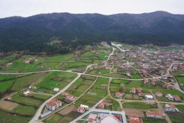 Çanakkale'nin Yenice İlçesinin Havadan Görünümü (Fotoğraf: Arslan Hamza Algül)