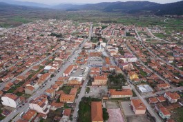 Çanakkale'nin Yenice İlçesinin Havadan Görünümü (Fotoğraf: Arslan Hamza Algül)