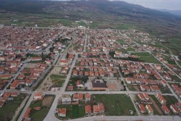 Çanakkale'nin Yenice İlçesinin Havadan Görünümü (Fotoğraf: Arslan Hamza Algül)