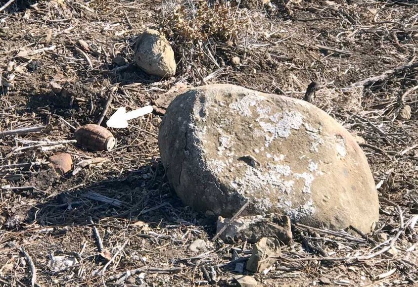  Çanakkale’de Savaştan Kalma 104 Yıllık El Bombası Bulundu 