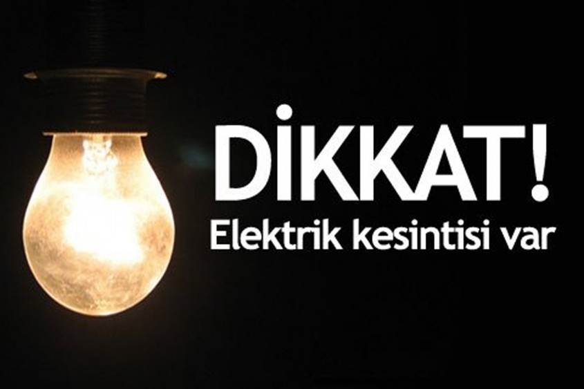  Dikkat... İşte Çanakkale ve İlçelerinde Elektrik Kesilecek Yerler 